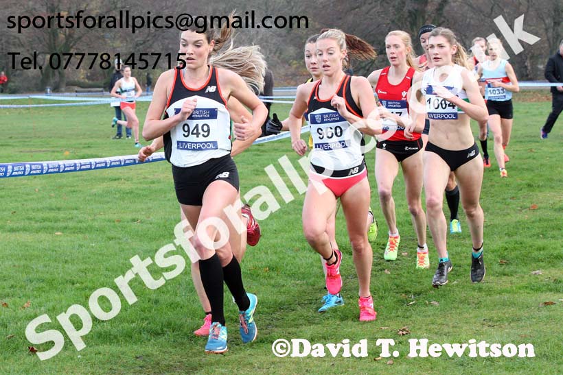 Senior womens British Athletics Liverpool Cross Challenge, Sefton Park, Liverpool. Photo:  David T. Hewitson/Sports for All Pics